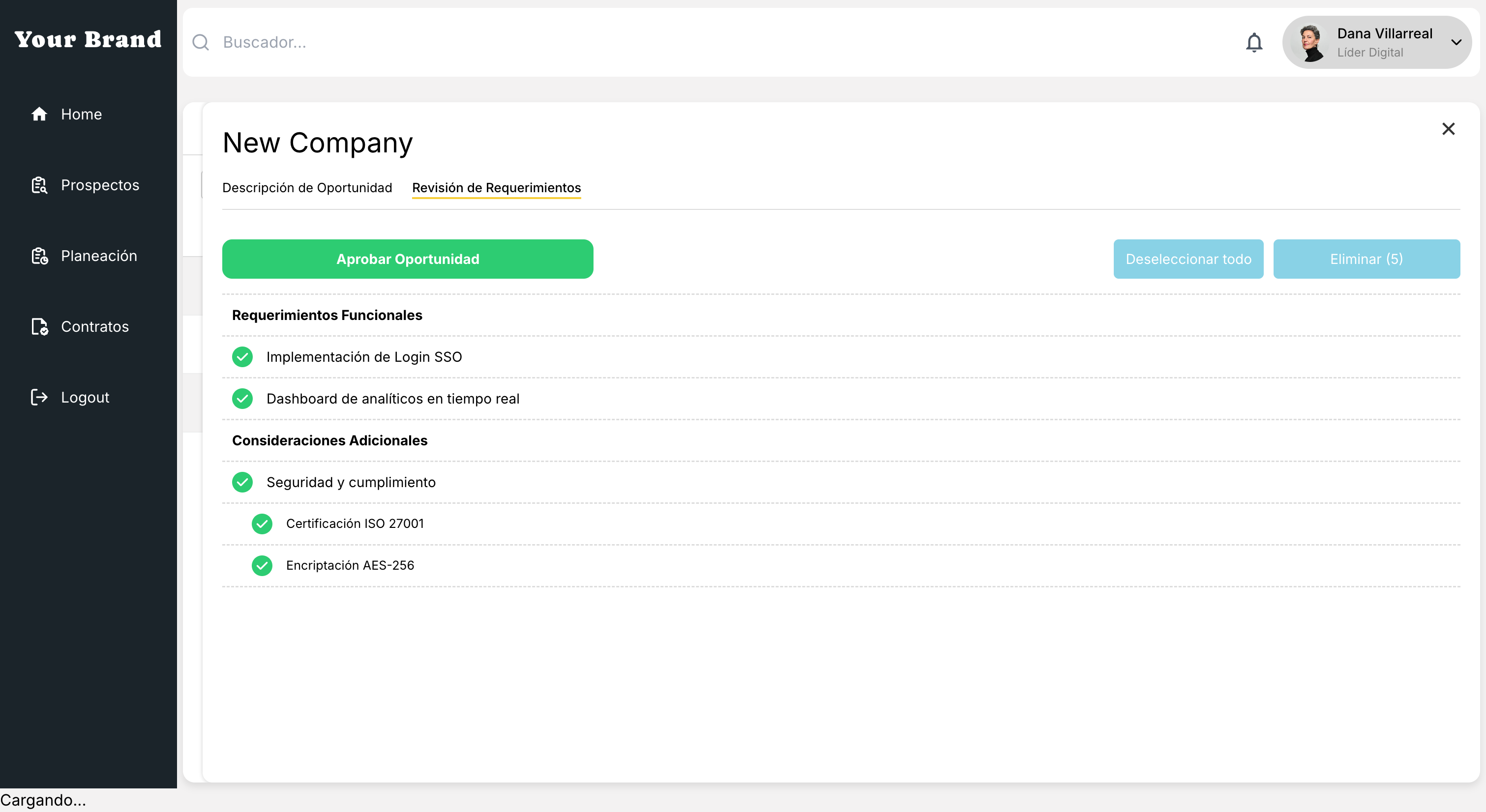 Sistema Interno de Cotizaciones screenshot 2